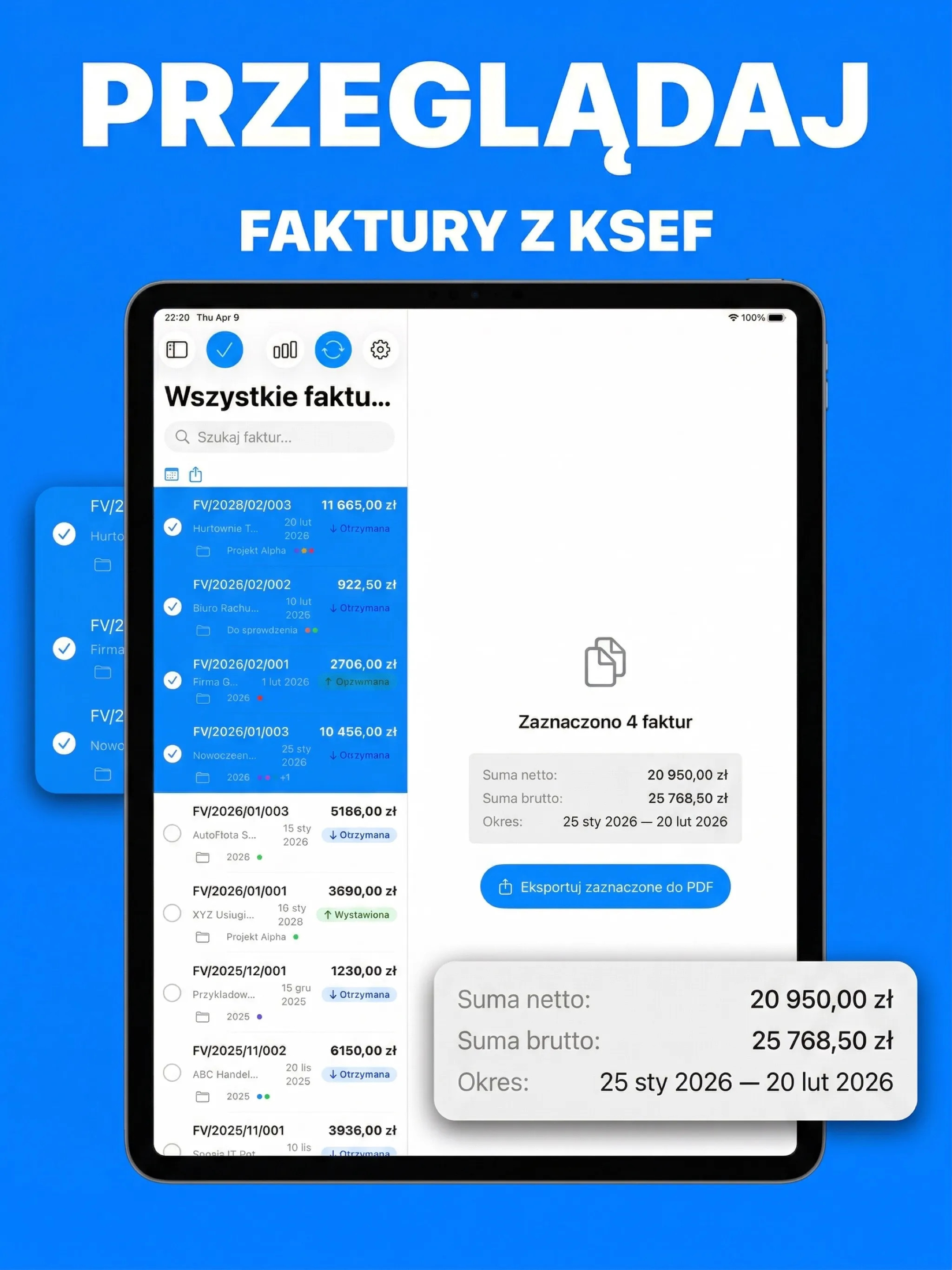 KSeF Katalog iPad 1