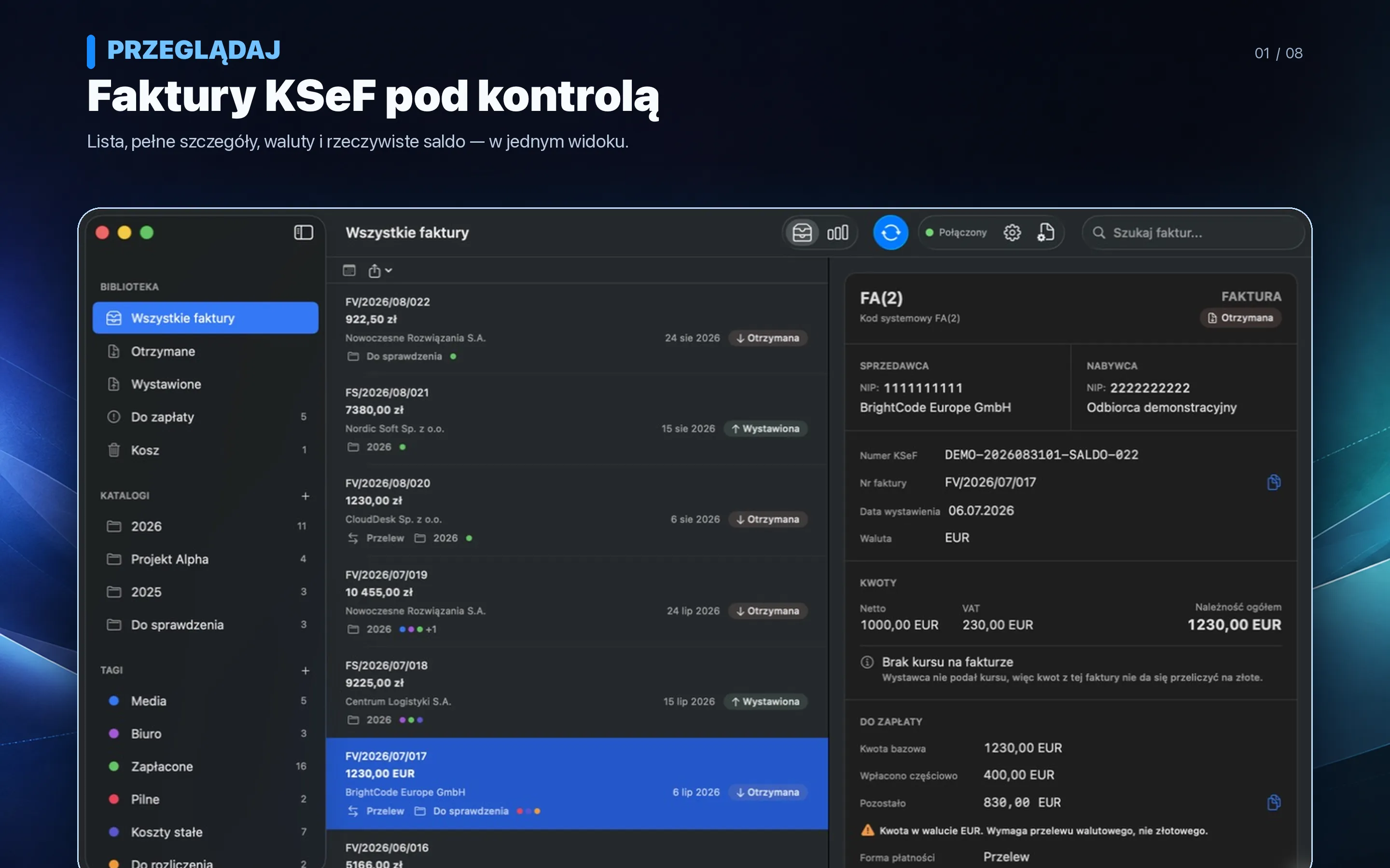 KSeF Katalog Mac 1