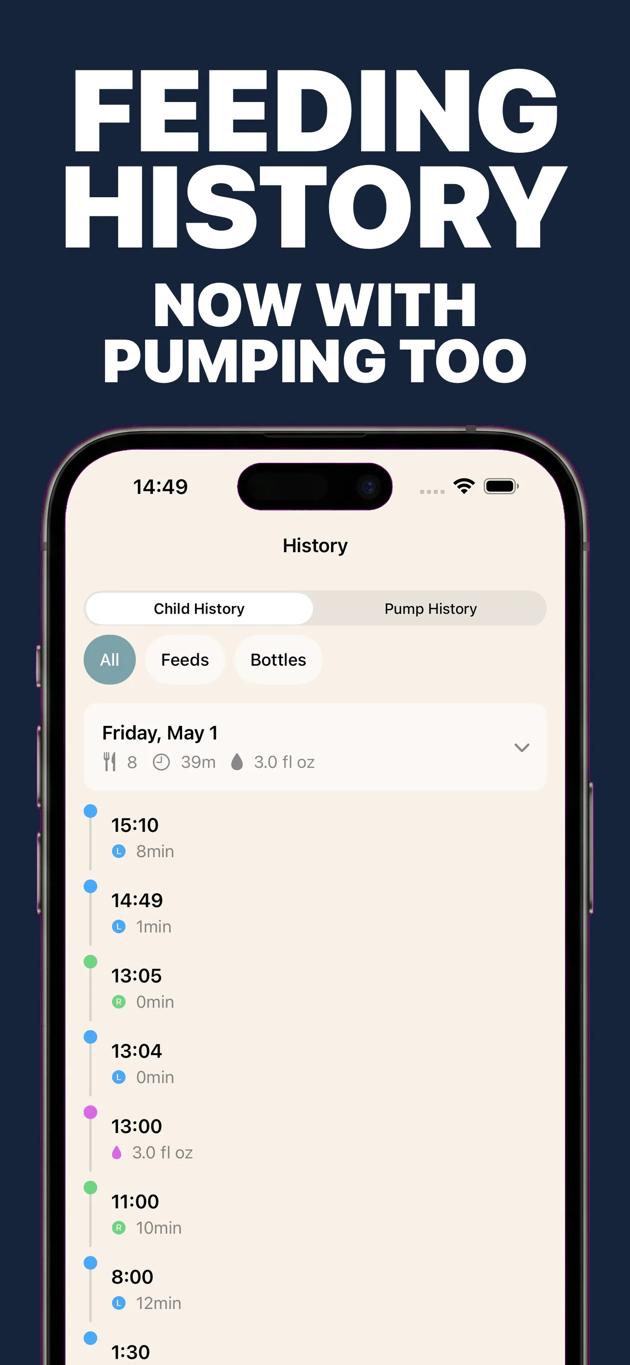 Milky Log screenshot 3