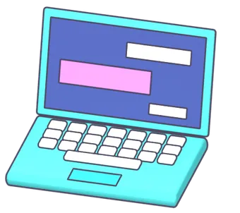 Laptop z gry AI Startup Tycoon